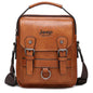 JEEP BULUO Sacs à main multifonctions pour hommes, nouveaux sacs à bandoulière pour hommes, sac messager en cuir de grande capacité, sac à bandoulière de grande marque