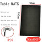 Tapis de protection anti-rayures pour pieds de meubles, couvre-pieds de table, antidérapants, noirs, autocollants