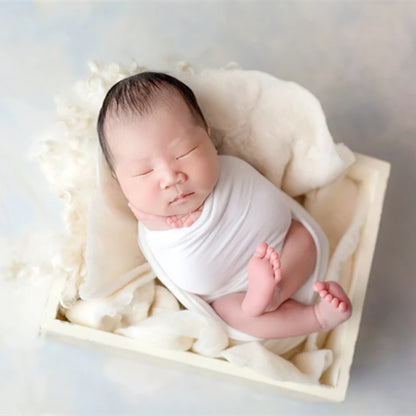 Knit Jersey Stretch Wrap Newborn Wrap Photography Props Baby Stretch Knit Blanket Newborn Swaddle Blanket Layering Fabric Props