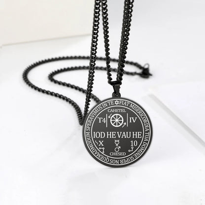 Colliers et pendentifs des 7 archanges de Dawapara, pentacle, amulette magique, protection porte-bonheur de la Saint-Michel, talisman surnaturel