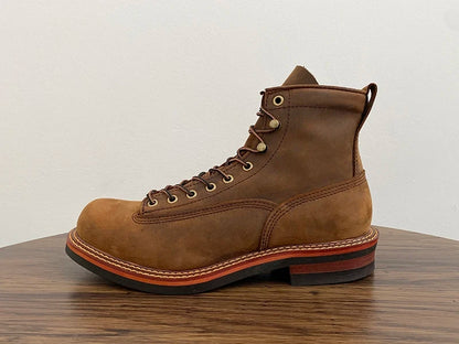 Unisex Autumn Vintage Handmade Men Casual Cow Leather Shoes High Quality Dress Ankle Boots British Tooling Work Motorcycle Boots
