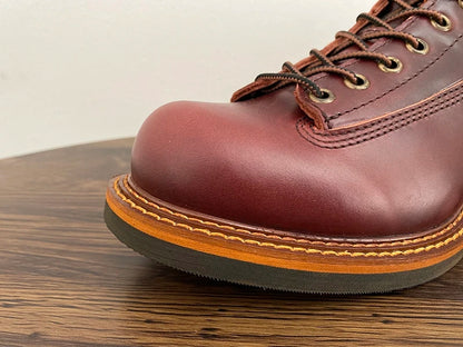 Unisex Autumn Vintage Handmade Men Casual Cow Leather Shoes High Quality Dress Ankle Boots British Tooling Work Motorcycle Boots