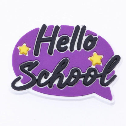 1pcs/lot Cute Cartoon Animals School Teacher Shoe Charms Shoe Decorations Accessories For  Kids Gifts