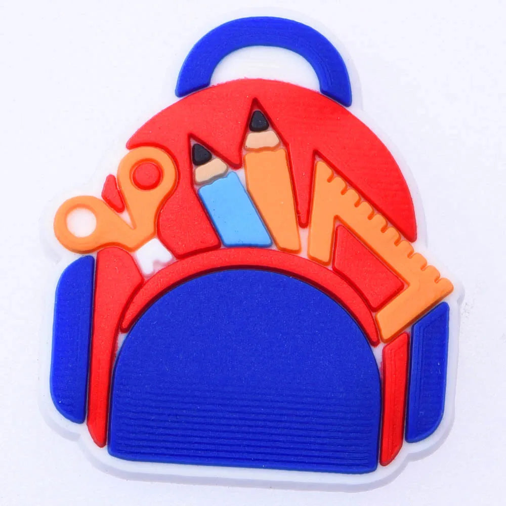1pcs/lot Cute Cartoon Animals School Teacher Shoe Charms Shoe Decorations Accessories For  Kids Gifts