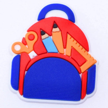 1pcs/lot Cute Cartoon Animals School Teacher Shoe Charms Shoe Decorations Accessories For  Kids Gifts