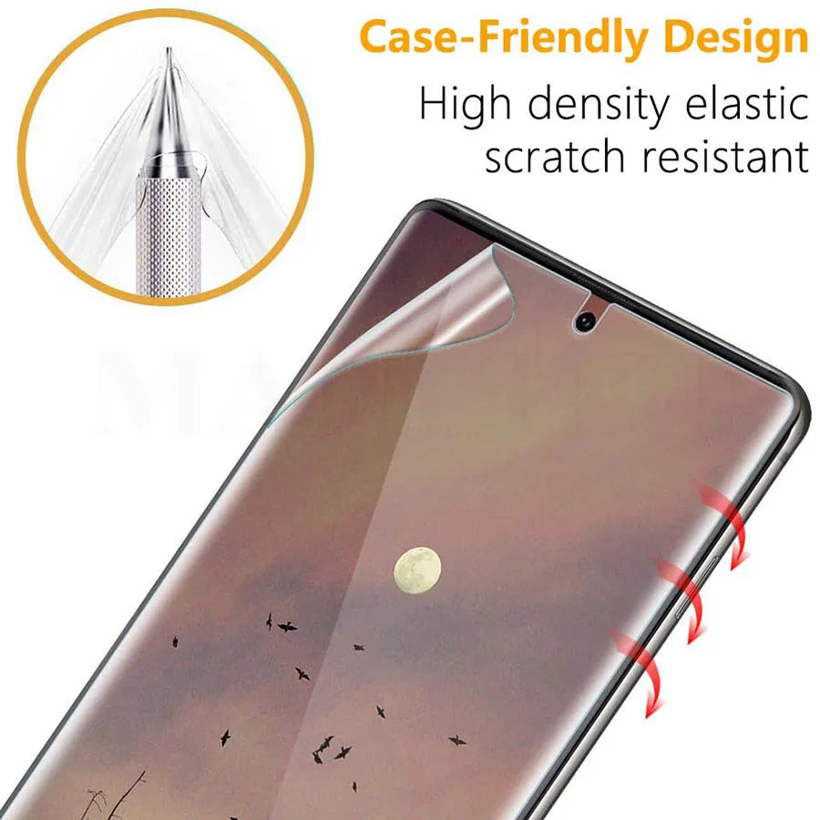 3PCS Matte Hydrogel Film For Xiaomi Redmi Note 10 9S 8 7 Pro Note 10 11 Pro Screen Protector mi 12T 11T 10T Poco X3 Pro No Glass