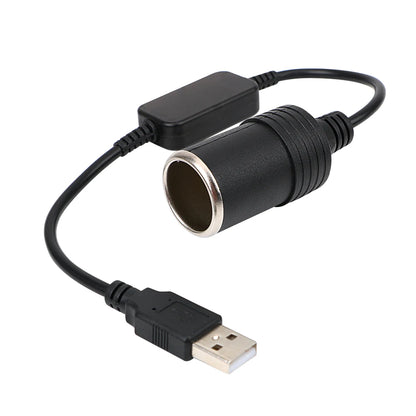 5V To 12V Car Cigarette Lighter Socket USB Converter Power Adapter Controller Plug Connector Automotive Accessories Interior