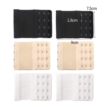 6pcs Back Bra Extender Strap Extension 2 Hooks Extenders For Women Bra Accessories Lengthened Buckle Bra Hook Botton Intimates