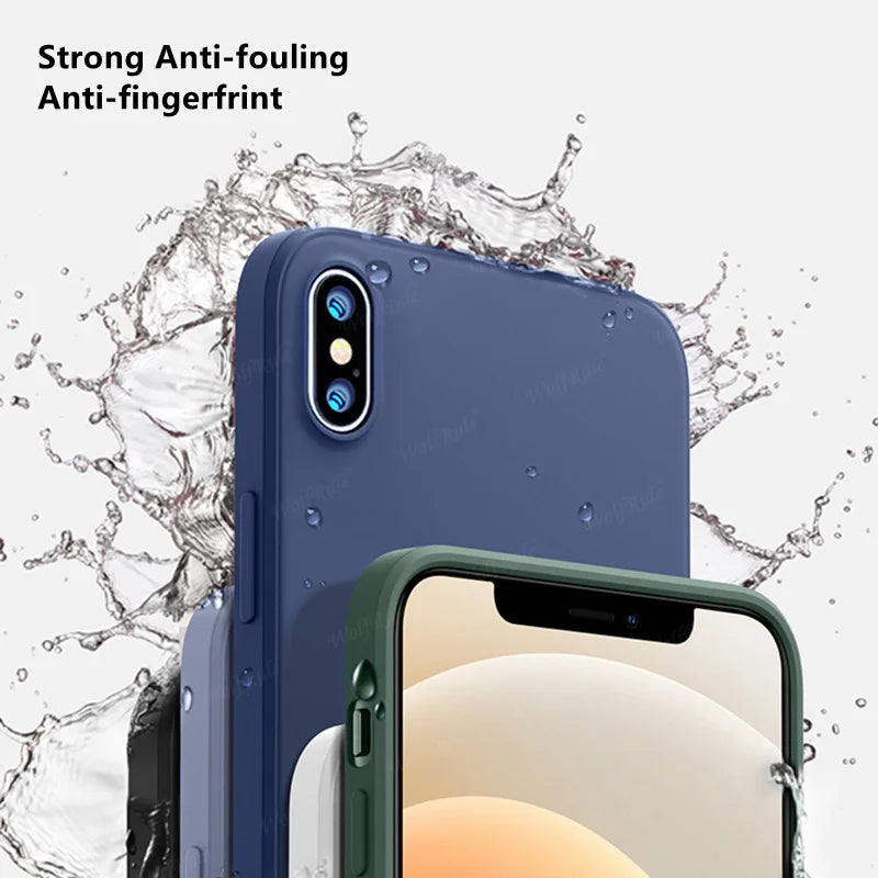 For Xiaomi Redmi 12 Case Cover Redmi 12 Capas Liquid Silicone Shockproof Back Bumper TPU Soft Case Redmi 9T 10 10C 12C 12 Fundas