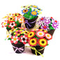Flower Pot Crafts Toys for Children Kids DIY Potted Plant Kindergarten Learning Education Toys Montessori Teaching Aids Toy 2019