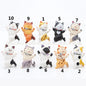 Toy Cat Collection Funny Mini Cats Miniatures Japanese Bell Cat Funny Lucky Cat Creative Ornaments Dancing Cat Doll Holder Cats