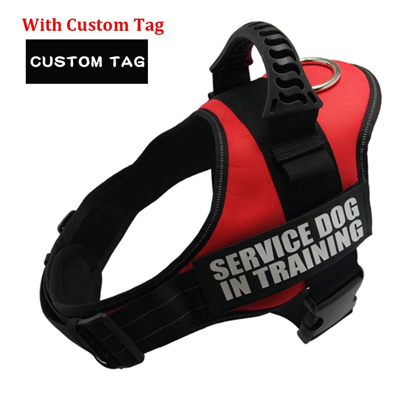 Nylon Personalized Dog harness Reflective Adjustable Harness for Small Medium Large Dogs No Pull Dog Harness for Dropshipping