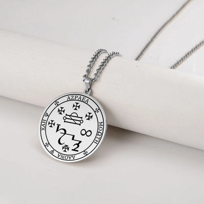 Colliers et pendentifs des 7 archanges de Dawapara, pentacle, amulette magique, protection porte-bonheur de la Saint-Michel, talisman surnaturel