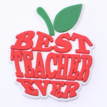 1pcs/lot Cute Cartoon Animals School Teacher Shoe Charms Shoe Decorations Accessories For  Kids Gifts