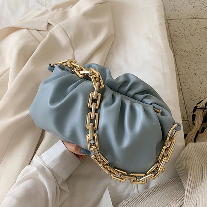 Sacs à bandoulière en cuir synthétique pour femmes, fourre-tout d'été, sac à main de voyage avec chaîne et poignée supérieure