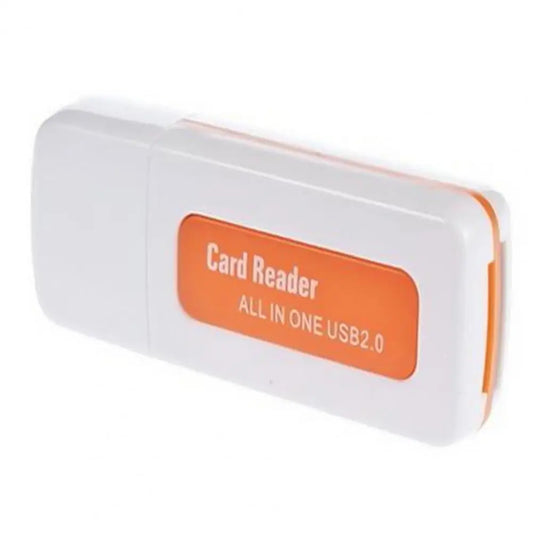 Lecteur de cartes mémoire portable 4 en 1 multiport haute vitesse avec emplacement pour carte TF M2 MS pour ordinateur