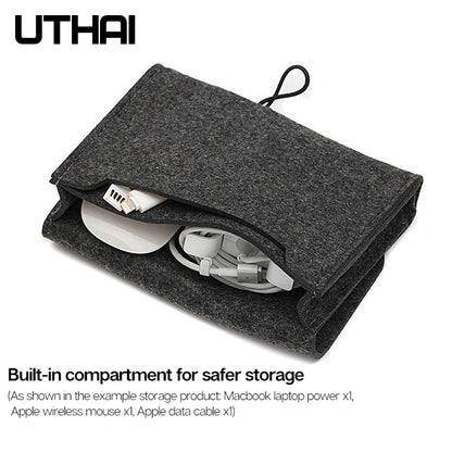 T29 Portable HDD Case Storage Bag 2.5' for MacBook Charger Mouse Mobile Power Bank Earphone - Digital Accessories Protective Bag
