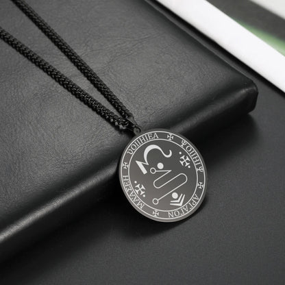 Colliers et pendentifs des 7 archanges de Dawapara, pentacle, amulette magique, protection porte-bonheur de la Saint-Michel, talisman surnaturel