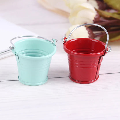 1 seau miniature pour maison de poupée, seau à eau, 1:12, maison de fées, cuisine, jeu de simulation, meubles classiques, jouets, cadeaux