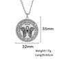Colliers et pendentifs des 7 archanges de Dawapara, pentacle, amulette magique, protection porte-bonheur de la Saint-Michel, talisman surnaturel