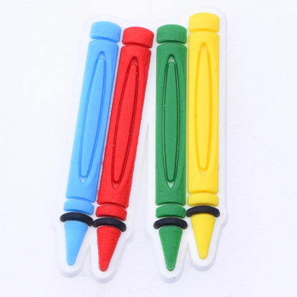 1pcs/lot Cute Cartoon Animals School Teacher Shoe Charms Shoe Decorations Accessories For  Kids Gifts