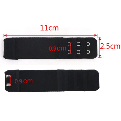 6pcs Back Bra Extender Strap Extension 2 Hooks Extenders For Women Bra Accessories Lengthened Buckle Bra Hook Botton Intimates