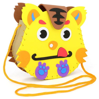 Non-Woven New Handicraft Toys for Children Pink Bag Girl Gift Fabrication DIY Toy Animal Handbag Arts Crafts Educational Toy