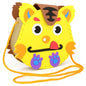 Non-Woven New Handicraft Toys for Children Pink Bag Girl Gift Fabrication DIY Toy Animal Handbag Arts Crafts Educational Toy