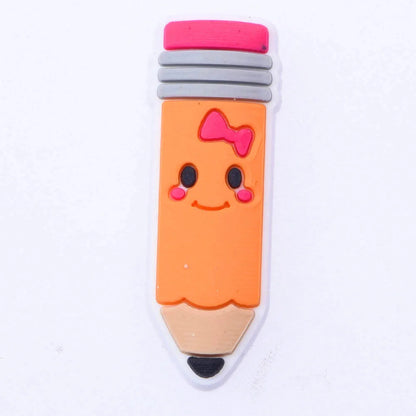1pcs/lot Cute Cartoon Animals School Teacher Shoe Charms Shoe Decorations Accessories For  Kids Gifts