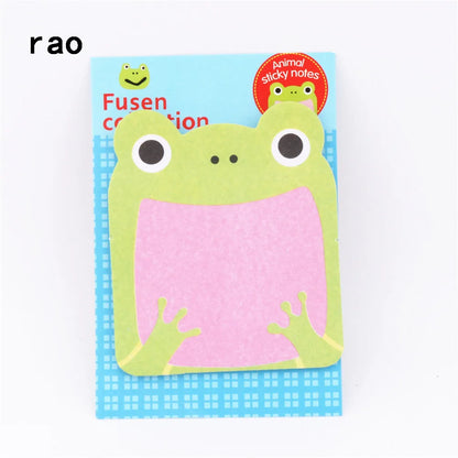Charmant bloc-notes série animaux 070, notes autocollantes, marque-page, pointez-le, papier autocollant, fournitures scolaires, blocs-notes, cahiers