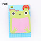 Charmant bloc-notes série animaux 070, notes autocollantes, marque-page, pointez-le, papier autocollant, fournitures scolaires, blocs-notes, cahiers