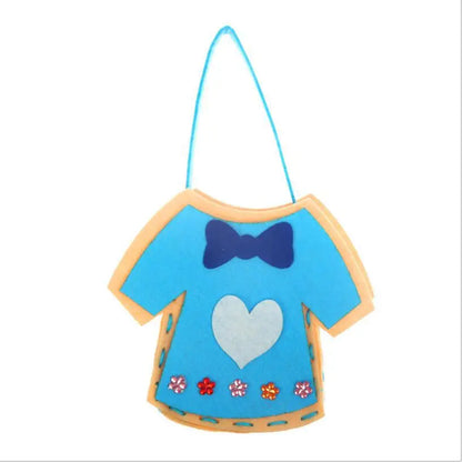 Non-Woven New Handicraft Toys for Children Pink Bag Girl Gift Fabrication DIY Toy Animal Handbag Arts Crafts Educational Toy