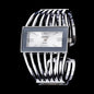 Montre-bracelet tendance pour femmes, bracelet entièrement en acier inoxydable, de luxe, en or rose, tendance 2025