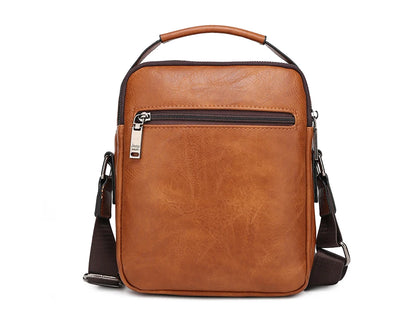 JEEP BULUO Sacs à main multifonctions pour hommes, nouveaux sacs à bandoulière pour hommes, sac messager en cuir de grande capacité, sac à bandoulière de grande marque