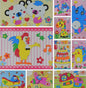 5 Sheets/Set EVA 3D Pasting Paper Children Handmade Materials Kids DIY Craft Toys Kindergarten Baby Puzzle Stereo Sticker