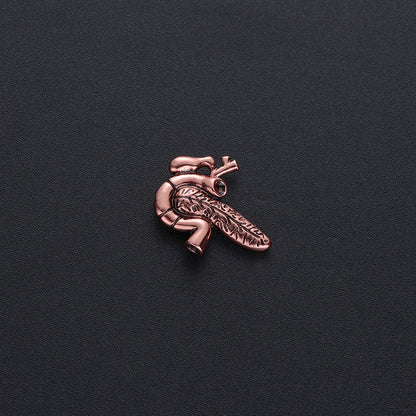 Best Pancreas Pin Badge Anatomy Medical Doctors Nurse Gift Gold Color Lapel Pin Metal An Exquisite Brooch Classic Jewelry Women