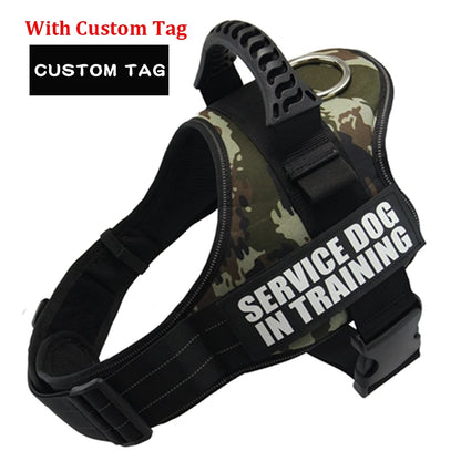 Nylon Personalized Dog harness Reflective Adjustable Harness for Small Medium Large Dogs No Pull Dog Harness for Dropshipping