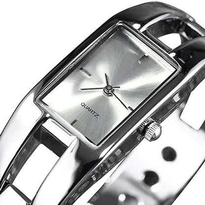 Montre-bracelet à quartz pour femme, cadran carré, couleur changeante, tendance, créative, pour homme et femme