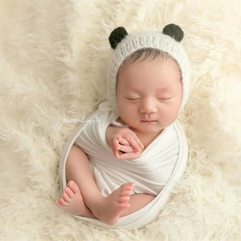 Knit Jersey Stretch Wrap Newborn Wrap Photography Props Baby Stretch Knit Blanket Newborn Swaddle Blanket Layer Fabric Props