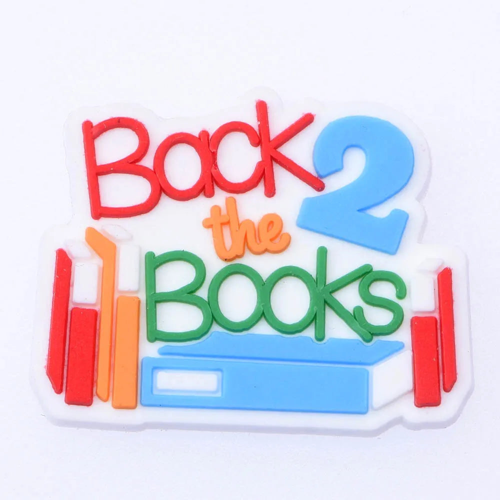 1pcs/lot Cute Cartoon Animals School Teacher Shoe Charms Shoe Decorations Accessories For  Kids Gifts