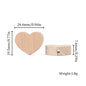 10PC Baby Wooden Teether Animal Beads Beech Rodent Star DIY Pacifier Chain Teething Bracelet Accessories Montessori Newborn Gift