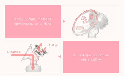 Electric breast pump unilateral and bilateral breast pump manual silicone breast pump baby breastfeeding accessories
