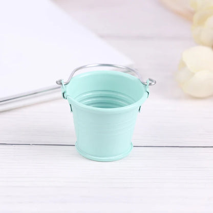 1 seau miniature pour maison de poupée, seau à eau, 1:12, maison de fées, cuisine, jeu de simulation, meubles classiques, jouets, cadeaux