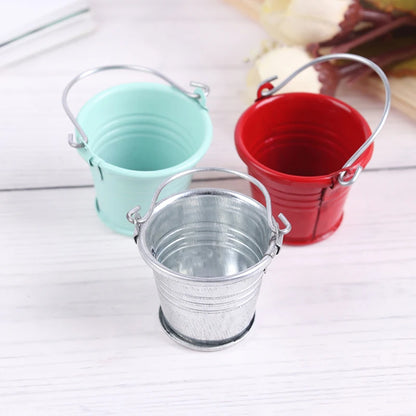1 seau miniature pour maison de poupée, seau à eau, 1:12, maison de fées, cuisine, jeu de simulation, meubles classiques, jouets, cadeaux