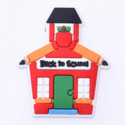 1pcs/lot Cute Cartoon Animals School Teacher Shoe Charms Shoe Decorations Accessories For  Kids Gifts