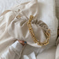 Sacs à bandoulière en cuir synthétique pour femmes, fourre-tout d'été, sac à main de voyage avec chaîne et poignée supérieure