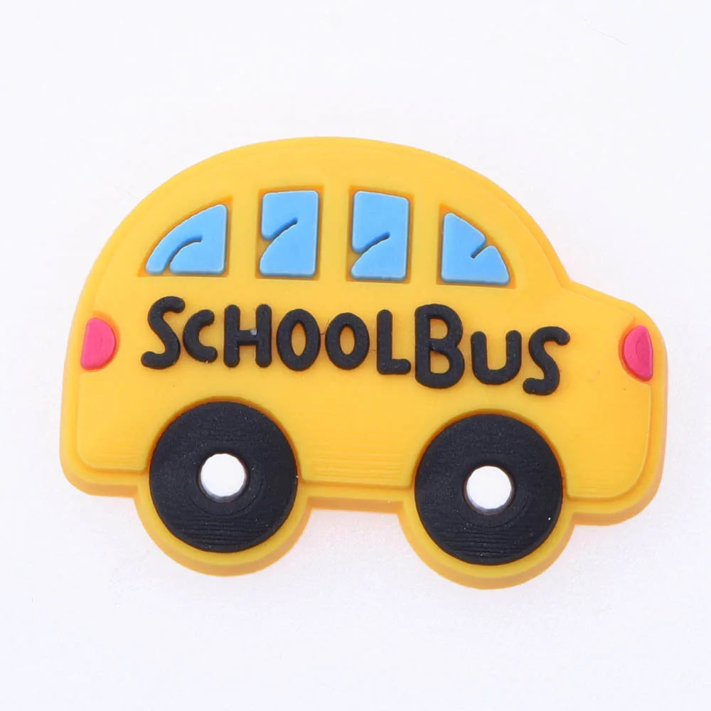 1pcs/lot Cute Cartoon Animals School Teacher Shoe Charms Shoe Decorations Accessories For  Kids Gifts