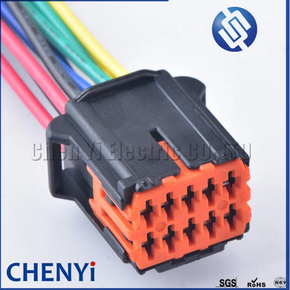 10 Pin/way Female Side Mirror Plastic Auto Electrical Wire Connector Plug 98816-1011 98823-1011 for Chevrolet Peugeot 206