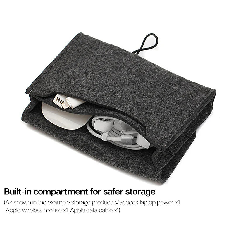 T29 Portable HDD Case Storage Bag 2.5' for MacBook Charger Mouse Mobile Power Bank Earphone - Digital Accessories Protective Bag