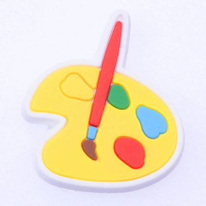 1pcs/lot Cute Cartoon Animals School Teacher Shoe Charms Shoe Decorations Accessories For  Kids Gifts